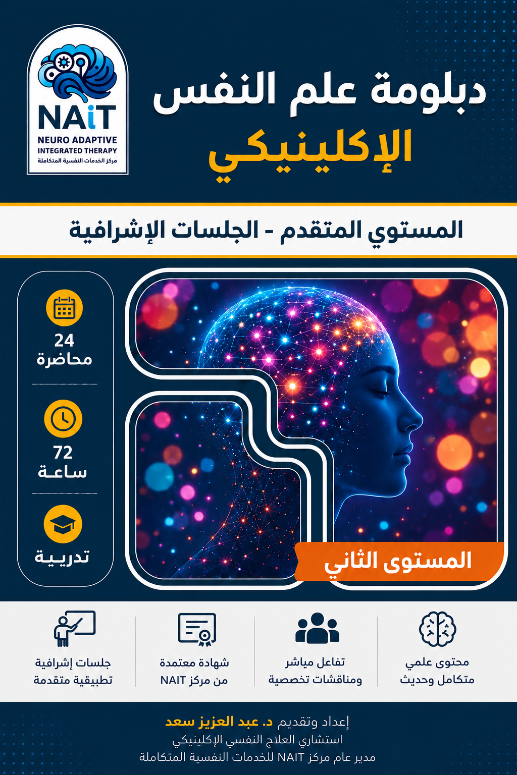 دبلومة علم النفس الإكلينيكي (المستوى المتقدم) – المستوى الثاني